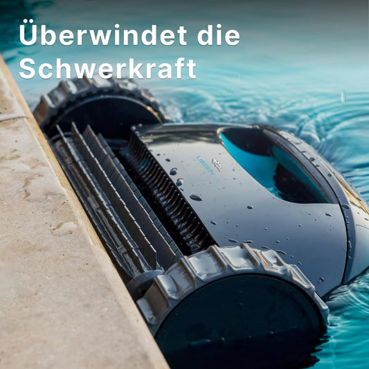 Dolphin Liberty 300 Kabelloser Poolroboter Boden, Wände und Wasserlinie, Ultrafeine Filtration, Eco-Modus, Spracherfassung, Ultrafein-Filter, Eingelassene Pools bis zu 10m