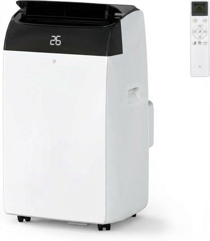 Leises 4-in-1 Mobiles Klimagerät 12000 BTU | Kühlen/Ventilieren/Entfeuchten/Follow-Me | Für Räume Bis 43–51㎡ Abluftschlauch+Digitaldisplay+Fernbedienung+24h-Timer