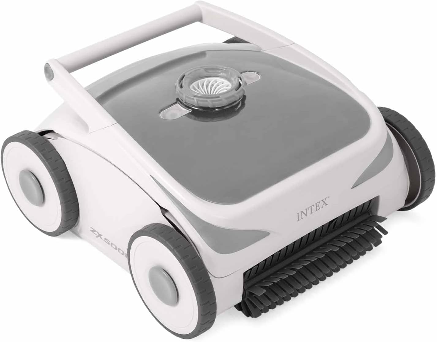 Intex 28624 – Automatischer Poolreiniger, kabellos, ZX500R, zum Klettern an der Wand, Akku 8000 mAh für schnelles Aufladen 2,5 Stunden