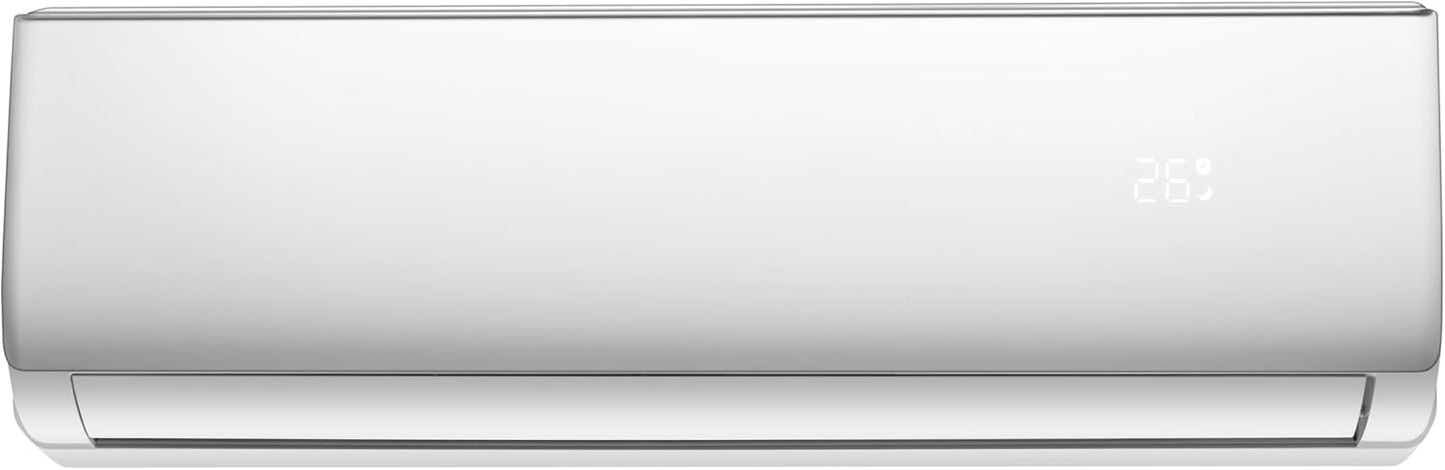 HANTECH Split Klimaanlage 12000 BTU 3,4 kW Inverter Set - Klimagerät mit App-Funktion zum Kühlen und Heizen – Modell Elegant (bis 45m²)