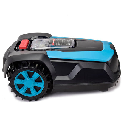 Bonnlo Mähroboter – 1000m², 20V 4.0Ah Akku, Begrenzungskabel, Bluetooth/WLAN Steuerung, Selbstladung, Leise & Umweltfreundlich