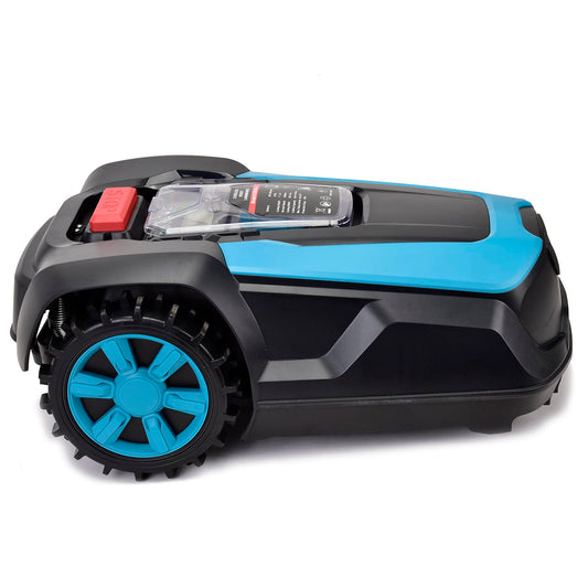 Bonnlo Mähroboter – 1000m², 20V 4.0Ah Akku, Begrenzungskabel, Bluetooth/WLAN Steuerung, Selbstladung, Leise & Umweltfreundlich