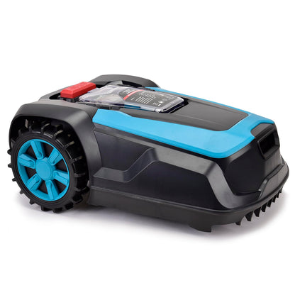 Bonnlo Mähroboter – 1000m², 20V 4.0Ah Akku, Begrenzungskabel, Bluetooth/WLAN Steuerung, Selbstladung, Leise & Umweltfreundlich