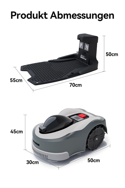 SUNTEK SRM4300 Mähroboter – 3000m², AI Vision-Kamera, Hindernisvermeidung, IPX5 Wasserschutz, App-Steuerung, ohne Begrenzungskabel