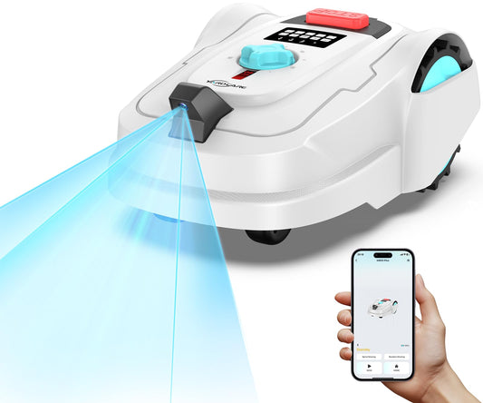 YARDCARE M800Plus Mähroboter – GPS & KI Vision, 800m², U-Modus, 150× Hinderniserkennung, Auto-Aufladung, App-Steuerung