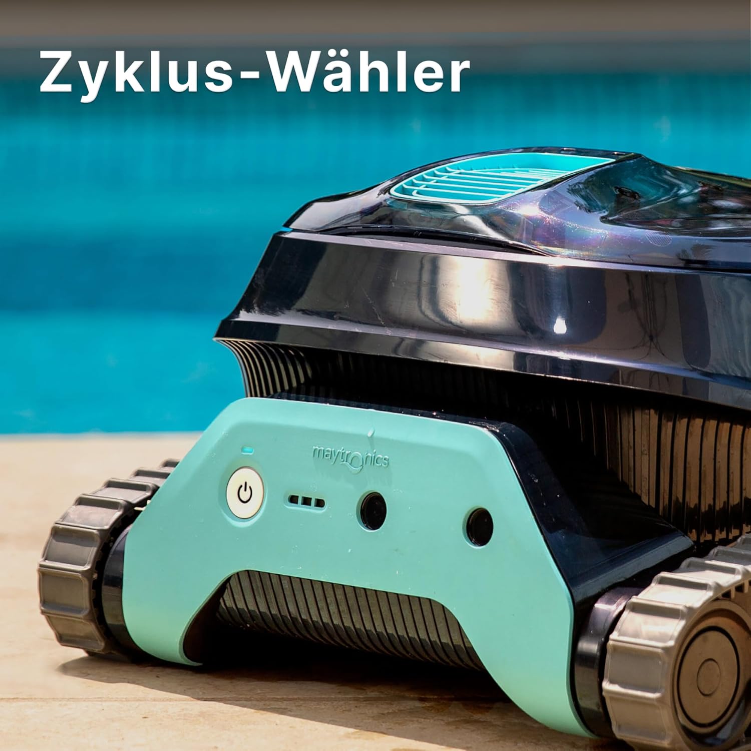Dolphin Liberty 300 Kabelloser Poolroboter Boden, Wände und Wasserlinie, Ultrafeine Filtration, Eco-Modus, Spracherfassung, Ultrafein-Filter, Eingelassene Pools bis zu 10m
