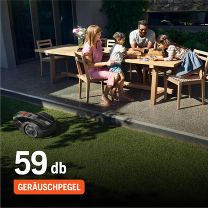 Husqvarna Automower Aspire R4 – Mähroboter für 400m², Akku, Connect App mit WLAN, Bluetooth & Sprachsteuerung, Installations-Kit
