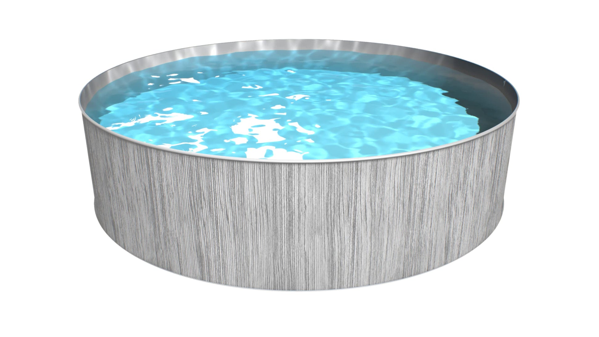 Steinbach Stahlwandpool New Splasher Secure – 011002 – Ø 350 x 90 m – Runder Pool in Weiß und blauer Innenfolie für bis zu 7.800 l Wasserinhalt – Mit Einhänge-Kartuschenfilteranlage und Leiter