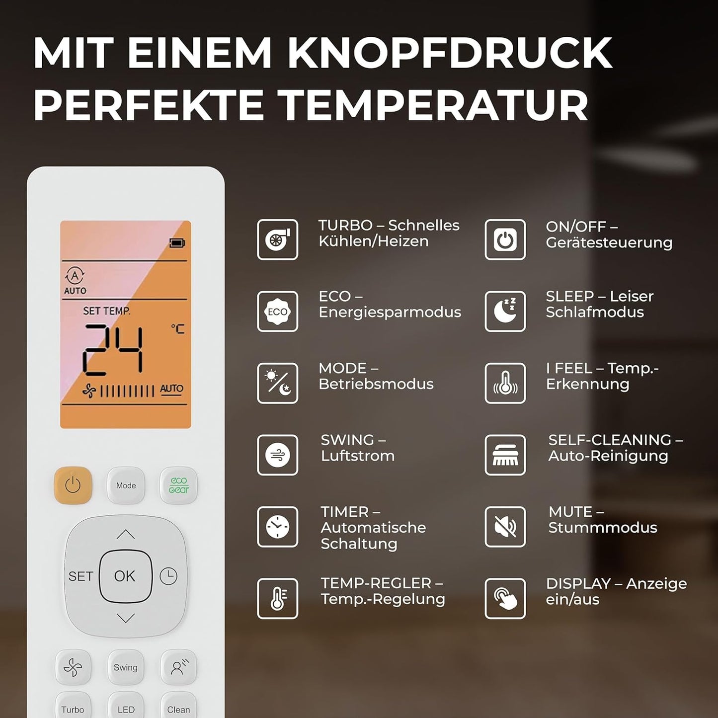 Kältebringer R290 Split Klimaanlage - 12000 BTU - 3,4 kW - Propan Klimagerät mit Heizfunktion, WiFi & App, bis 55qm, sehr leise - 5m Kupferleitung, Kältemittel R290, Montagematerial, Wandhalterung