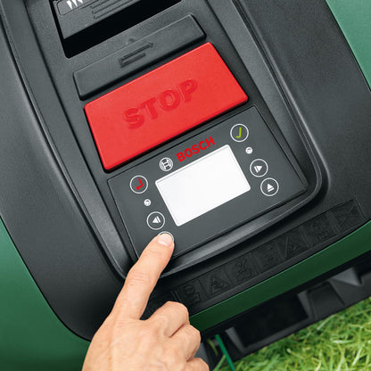 Bosch Indego S+ 500 – Rasenmäher Roboter 500m², 18V Akku, App-Steuerung, 19cm Schnittbreite, Ladestation inkl.