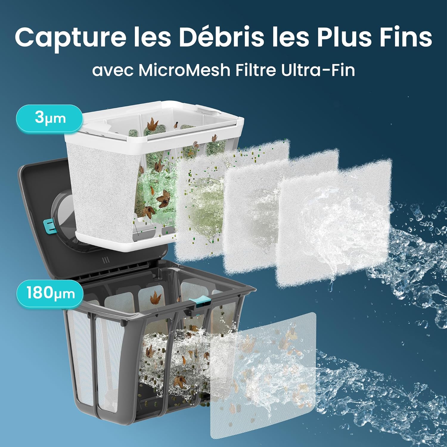 (2026 Upgrade) AIPER Scuba S1 Poolroboter Akku, 240 Min Laufzeit, Ultrafeinfiltration, Pool Bodensauger mit Wand- & Wasserlinienreinigung, App-Steuerung & OTA-Updates, Poolsauger für Pools bis zu 150㎡