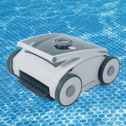 Intex 28624 – Automatischer Poolreiniger, kabellos, ZX500R, zum Klettern an der Wand, Akku 8000 mAh für schnelles Aufladen 2,5 Stunden