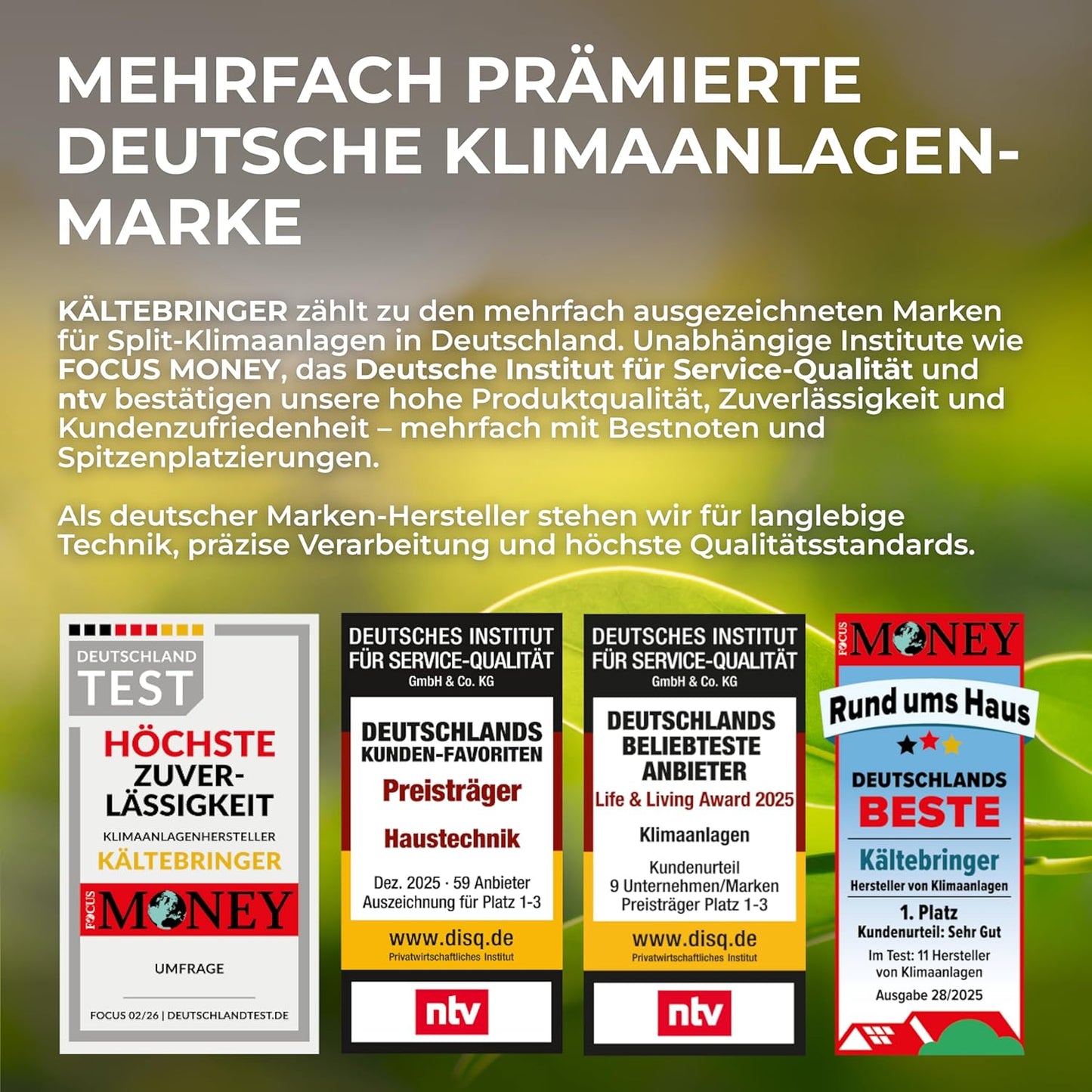 Kältebringer R290 Split Klimaanlage - 12000 BTU - 3,4 kW - Propan Klimagerät mit Heizfunktion, WiFi & App, bis 55qm, sehr leise - 5m Kupferleitung, Kältemittel R290, Montagematerial, Wandhalterung