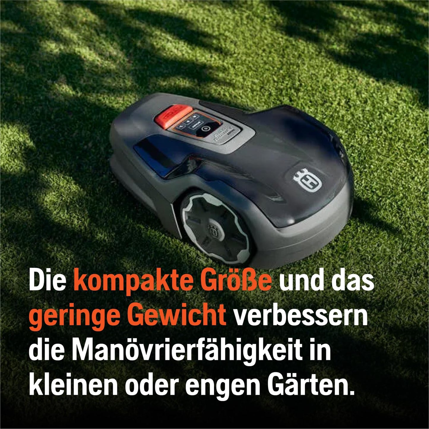 Husqvarna Automower Aspire R4 – Mähroboter für 400m², Akku, Connect App mit WLAN, Bluetooth & Sprachsteuerung, Installations-Kit