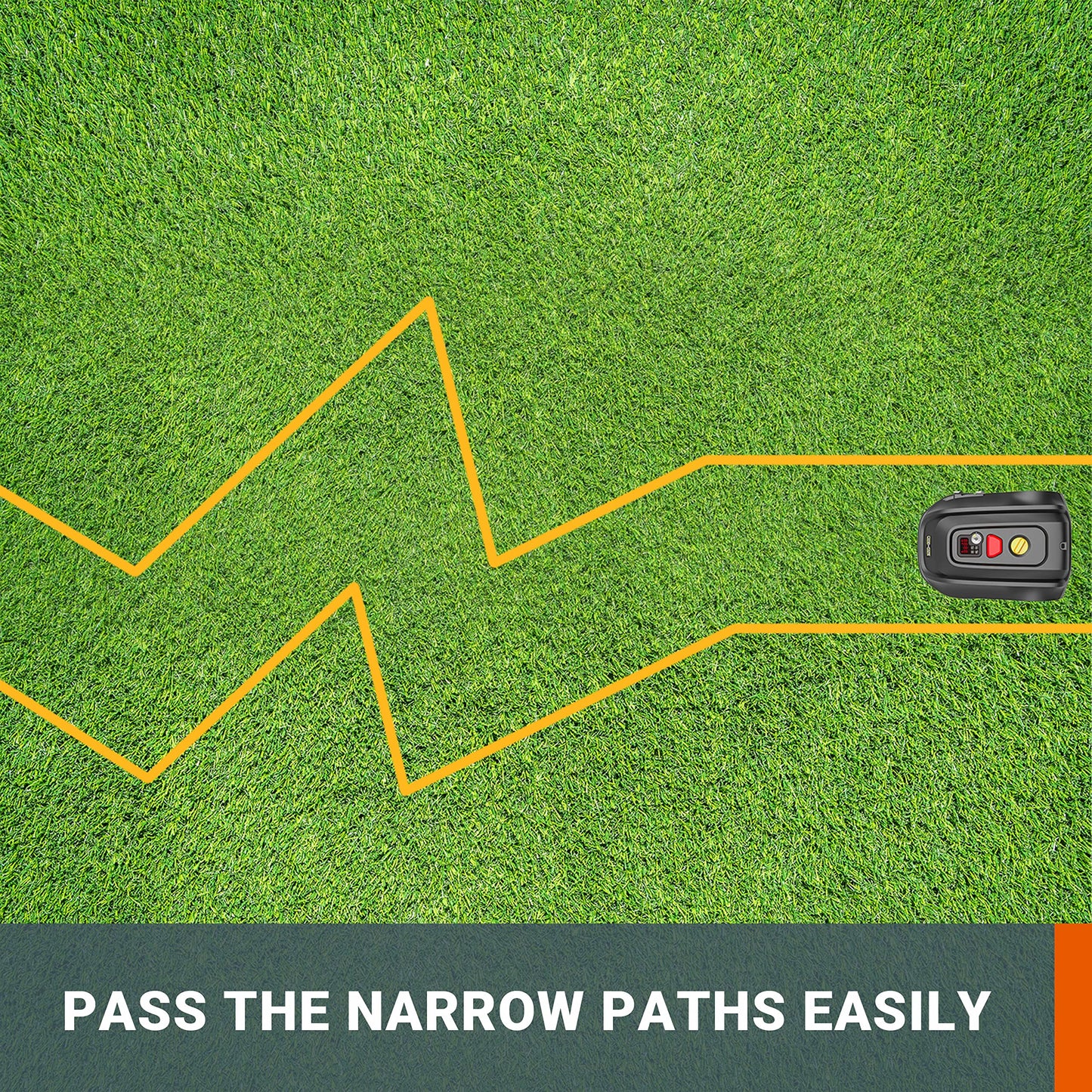 LANDXCAPE LX850 Mähroboter – 300m², 18V (20V Max), 3-Klingen Mulchsystem, Sicherheitssensor, Display, leise & zuverlässig